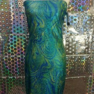 NWT COQUETRY CLOTHING AQUAMARINE BODYCON DRESS